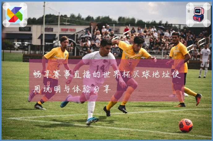 畅享赛事直播的世界杯买球地址使用说明与体验分享